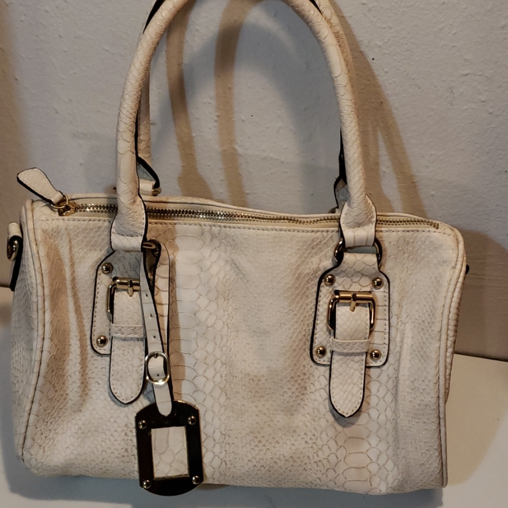 Call it Spring Ivory Satchel Handbag